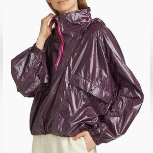 Free People Movement Spring Showers Raincoat M in Black Tea